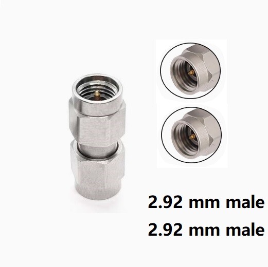 Precision 2.92mm Male To 2.92mm Male Adapter RF MicroWave MmWave DC-40GHz 1pack