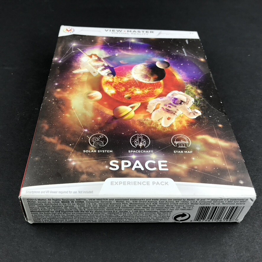 View-Master Virtual Reality SPACE Experience Pack & Destination Pack NIB
