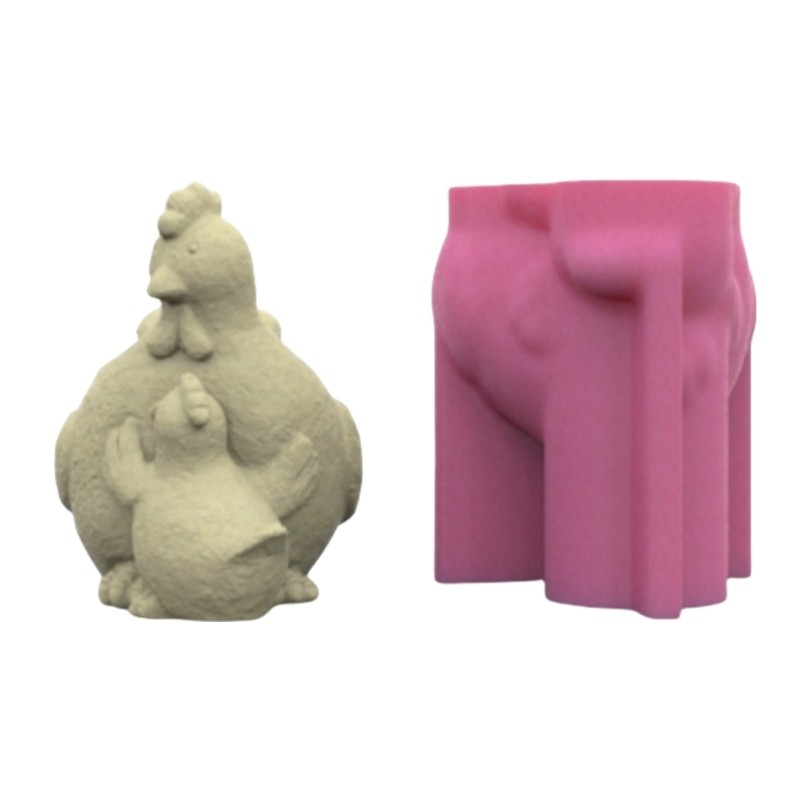 Succulent Vase Moulds Flowerpot Mold Hen Shape Plant Pots Mold for Flower Vase