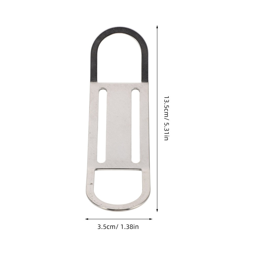 Diving Side Mount D Ring Buckle: Diving Webbing Strap Keeper - 5.3" Sidemount
