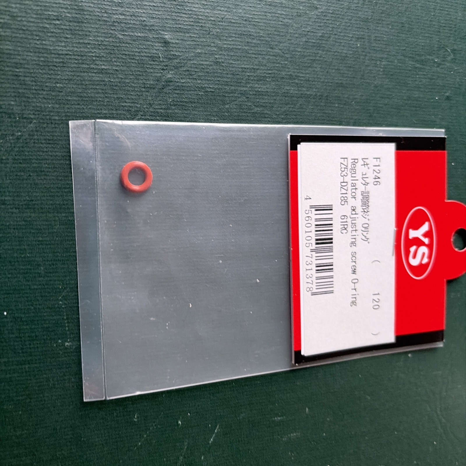 YSFZ53-DZ185 61RC ,REGULATOR SCREW O RING NIP F1246
