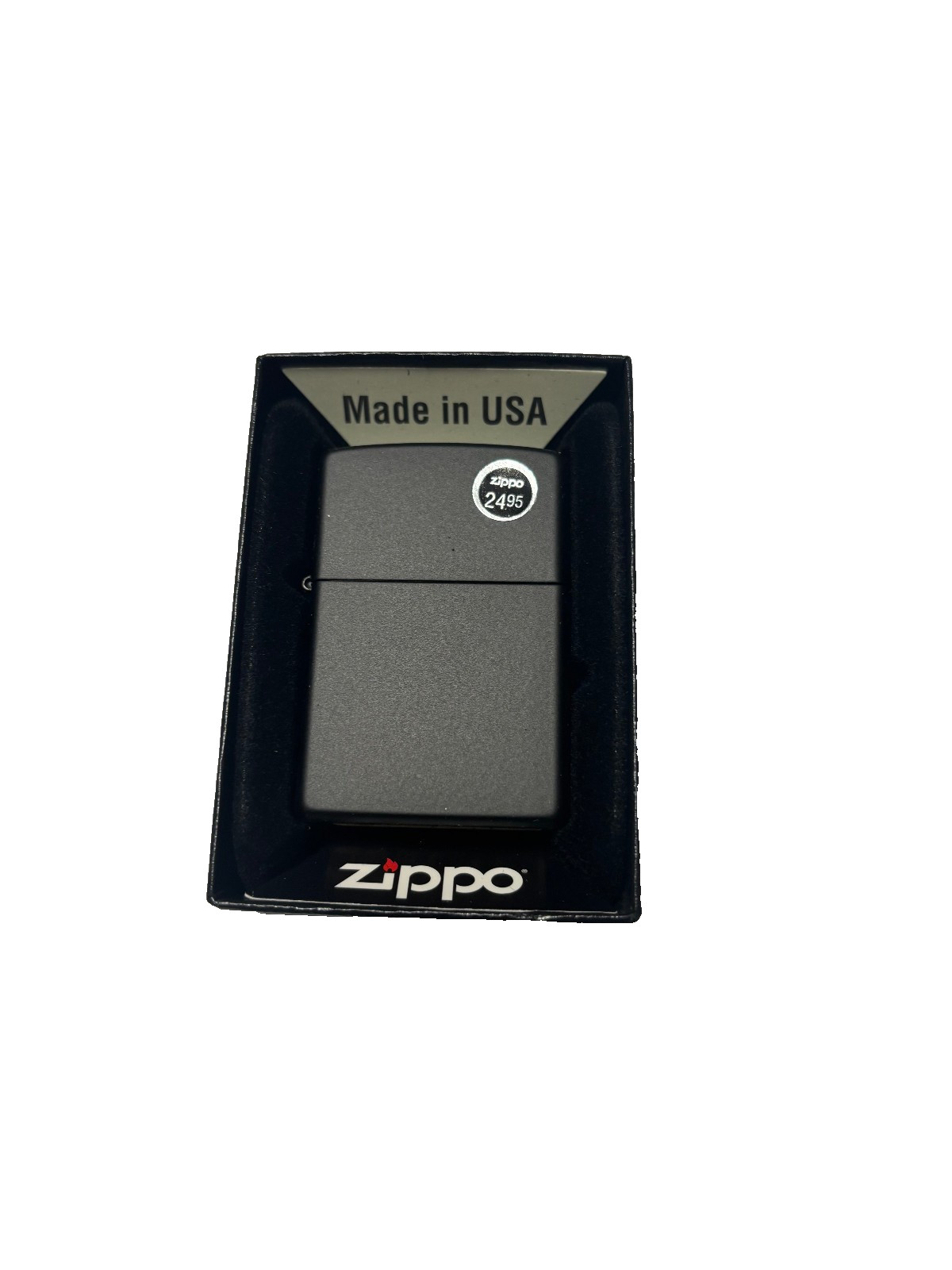 Zippo Lighter – Classic Zippo | Black Matte