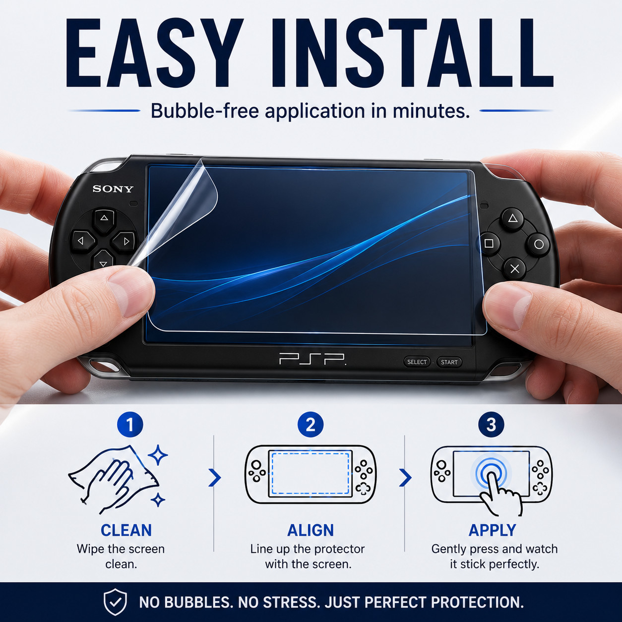 3 Pack PlayStation Portal All Models Screen Protector Matte Anti-Glare Hydrogel