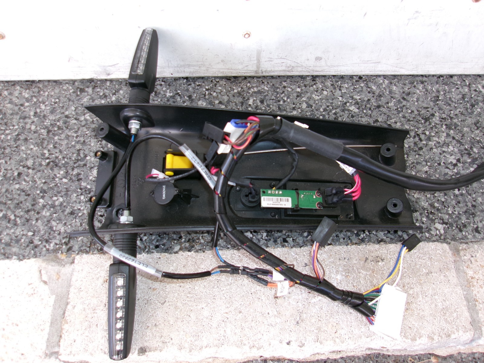 Rear Tiller Shroud with Turn Signals and Wiring # 6147