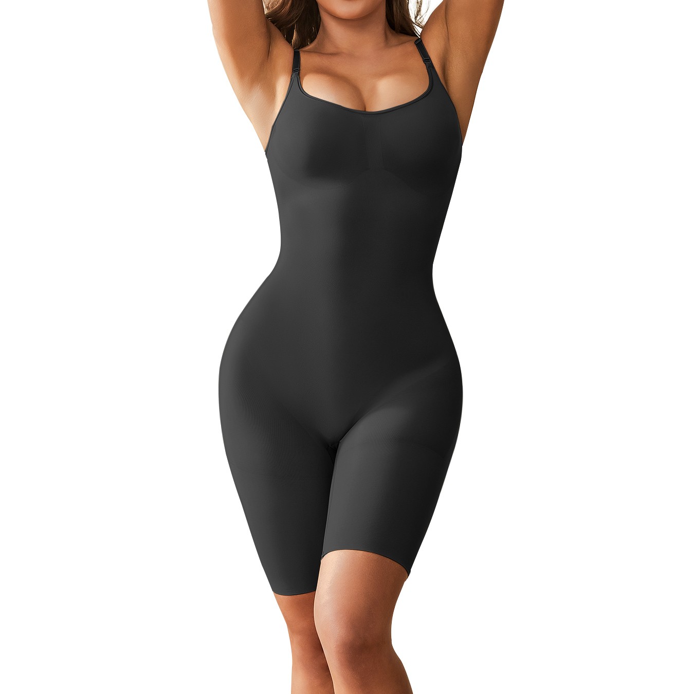 Women's Full Body Shaper No Show Slimming Firm Tummy Control Shapewear Bodysuit