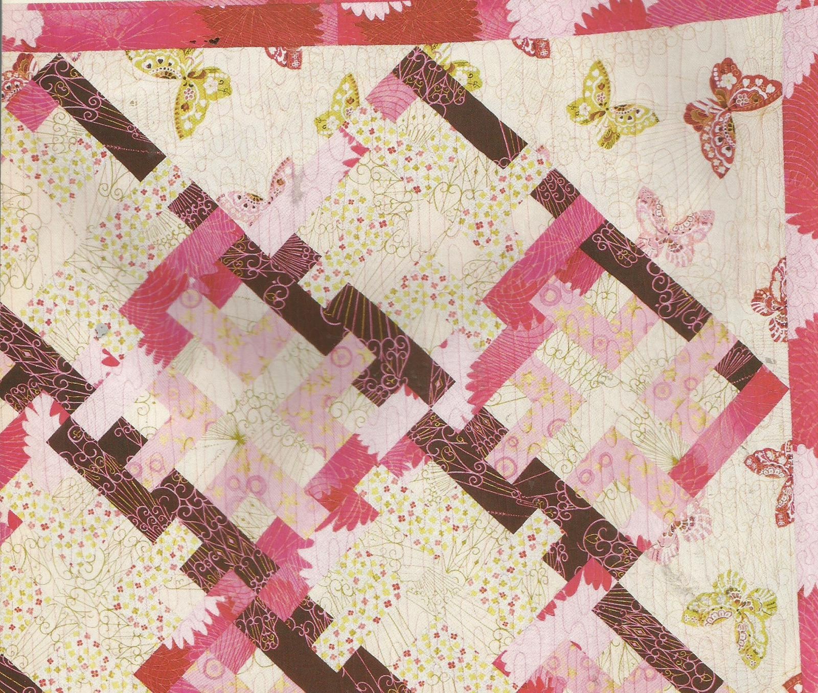 F0064 PINK & PRETTY QUILT PATTERN/INSTRUCTIONS