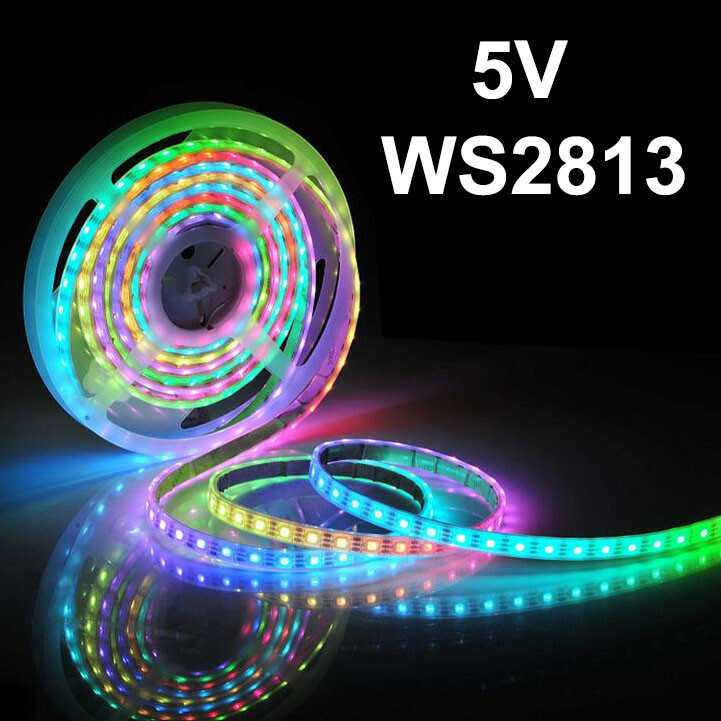WS2813 LED Strip Lights Dual Data Line 5050 RGB IC Individual Addressable DC 5V