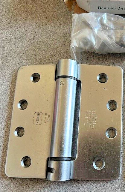 1  EACH BOMMER 4311 4 X 4 UL SINGLE ACTING  SPRING HINGE US26D