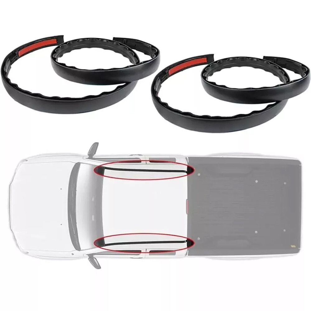 2 PCS ROOF DRIP MOLDING FOR 2005-2015 TOYOTA TACOMA DOUBLE CAB RH&LH 75551-04063
