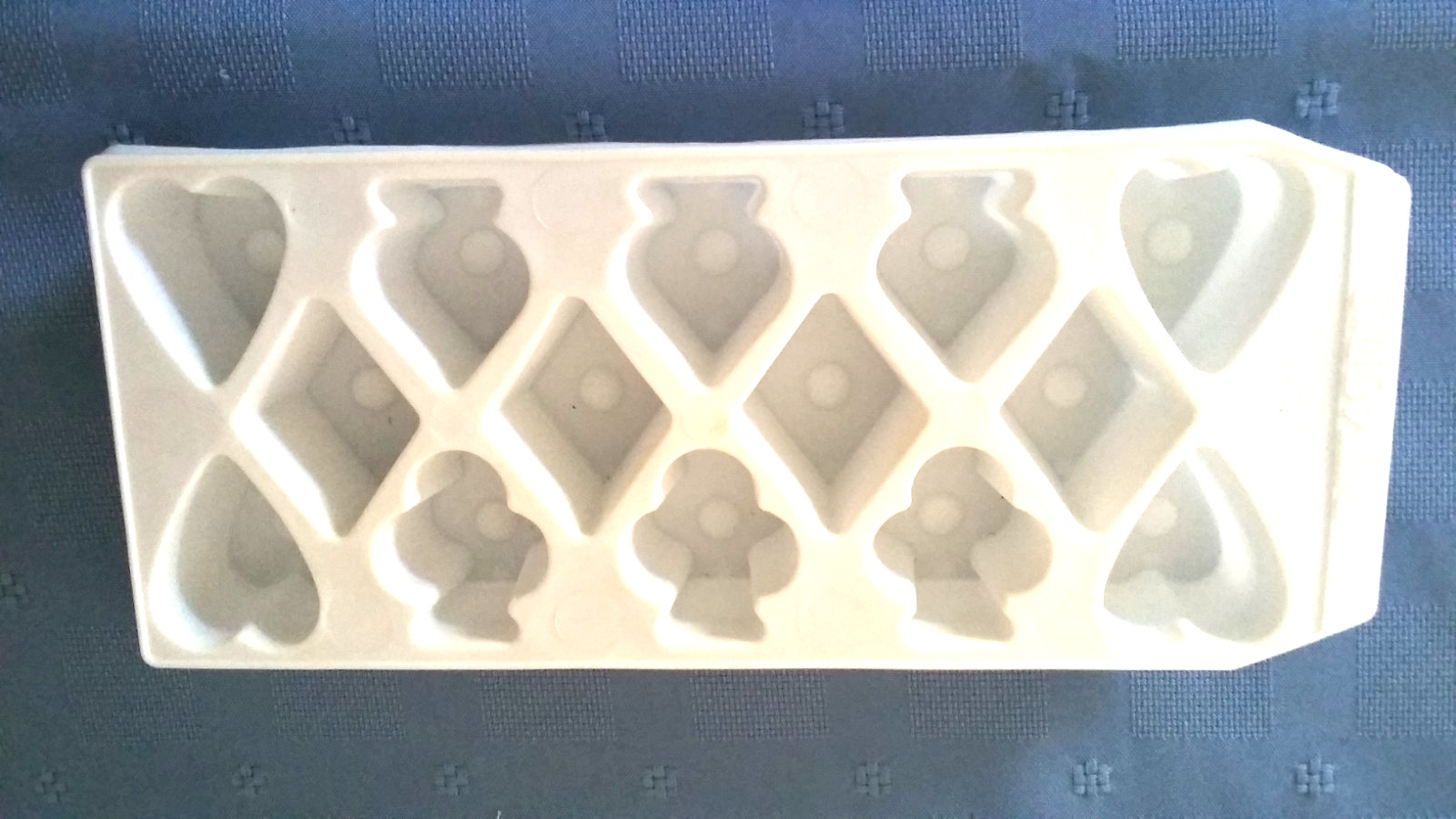 Vtg FLAMBEAU PARTY-CUBES card party shapes ice tray