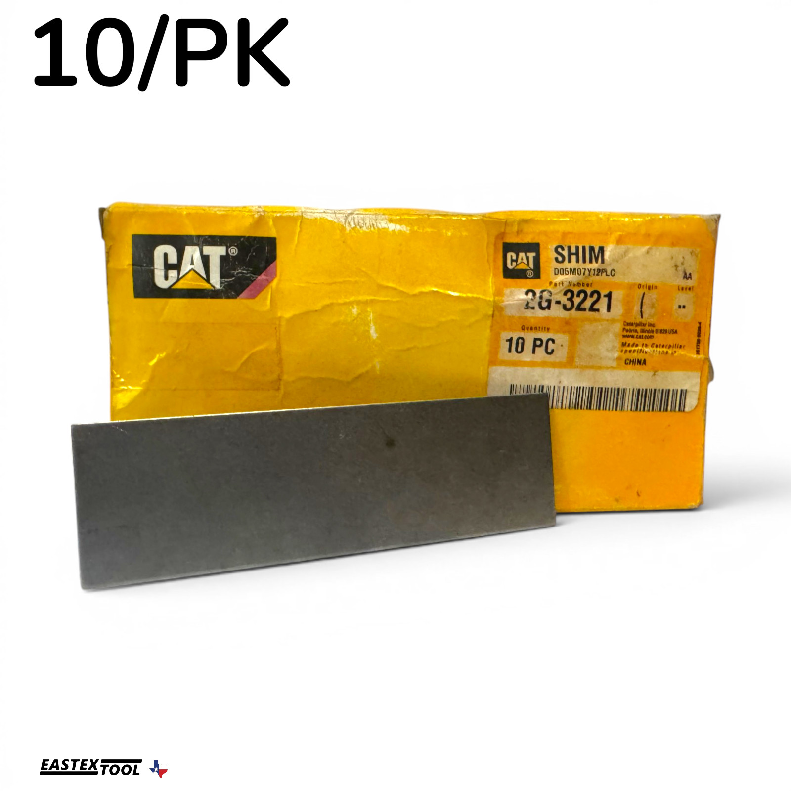 CAT 2G-3221 STEEL SHIM 1.52mm OEM CATERPILLAR 2G3221 10/PK