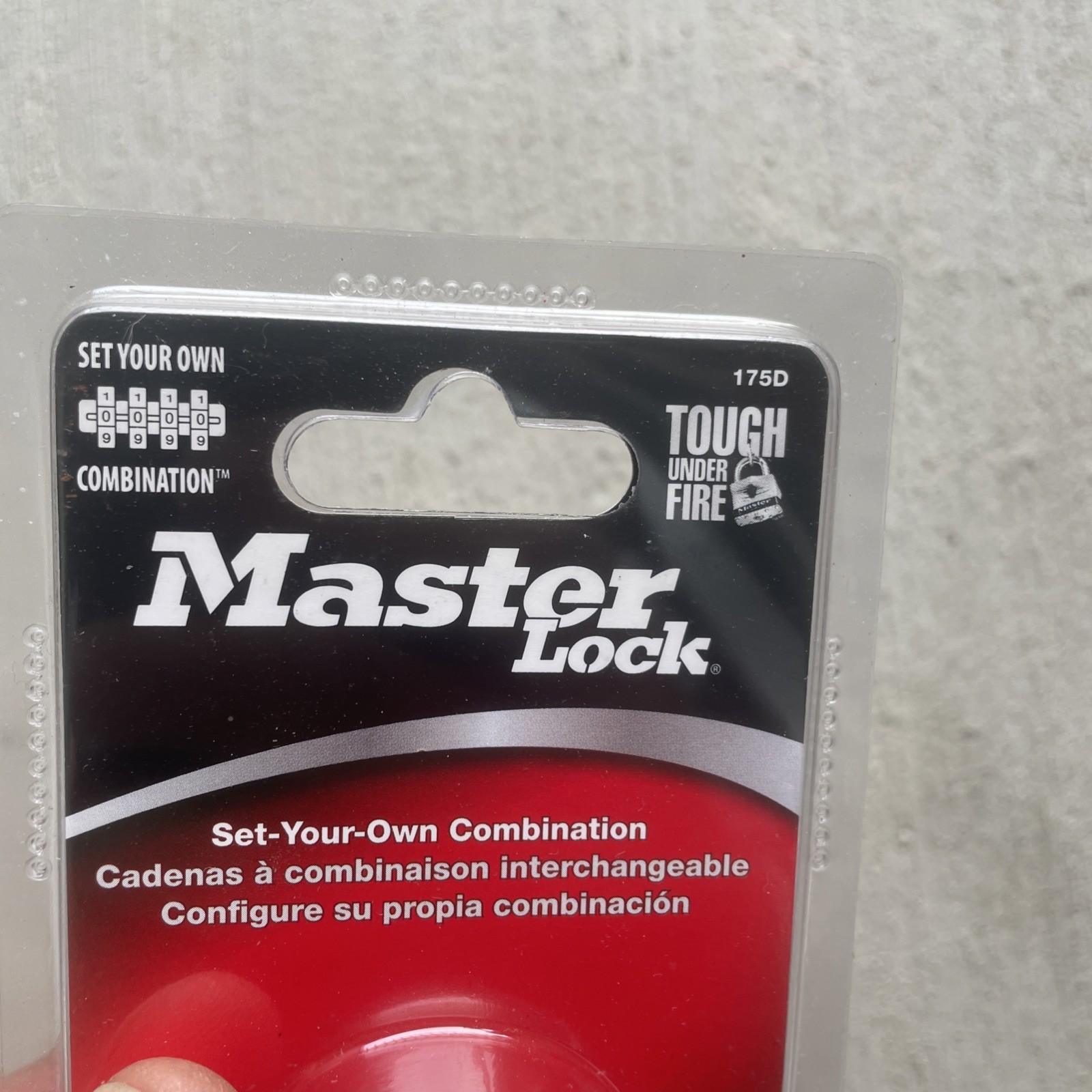 Master Lock 175D Combination Padlock