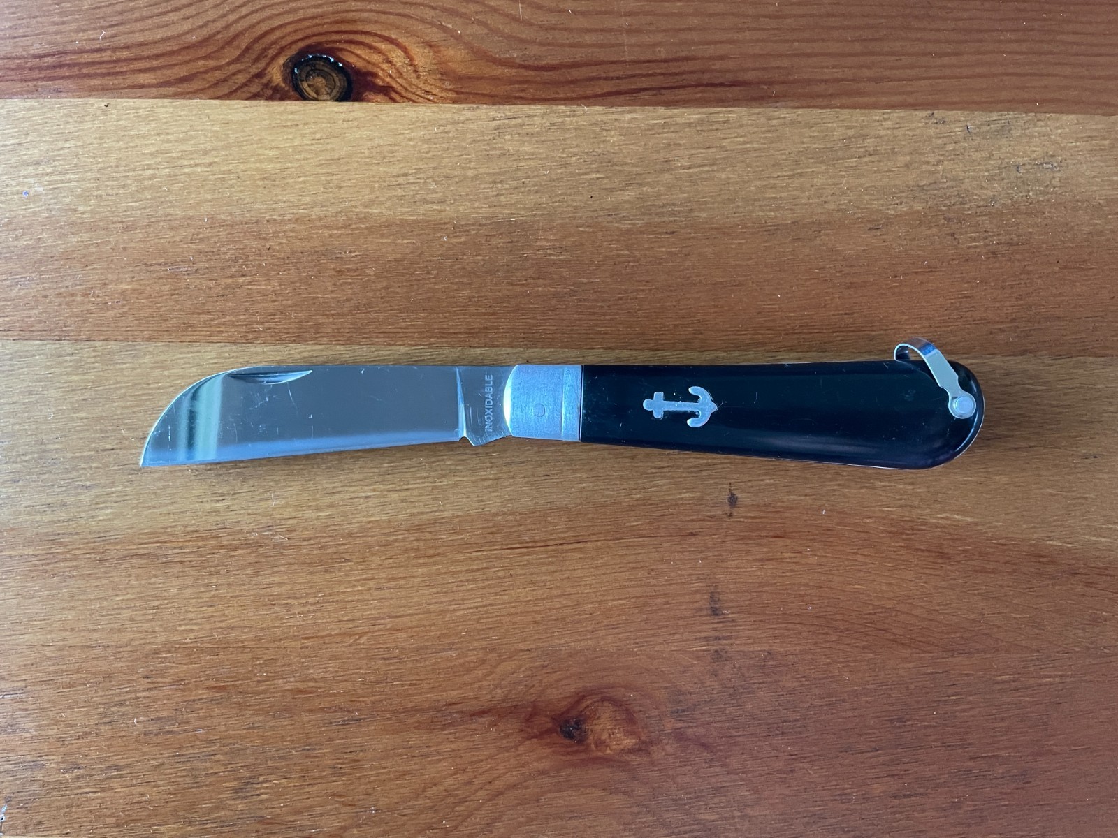 3.14" Sailor Marinera Folding Pocket Knife Parrot Tip Plastic Scales - Spain