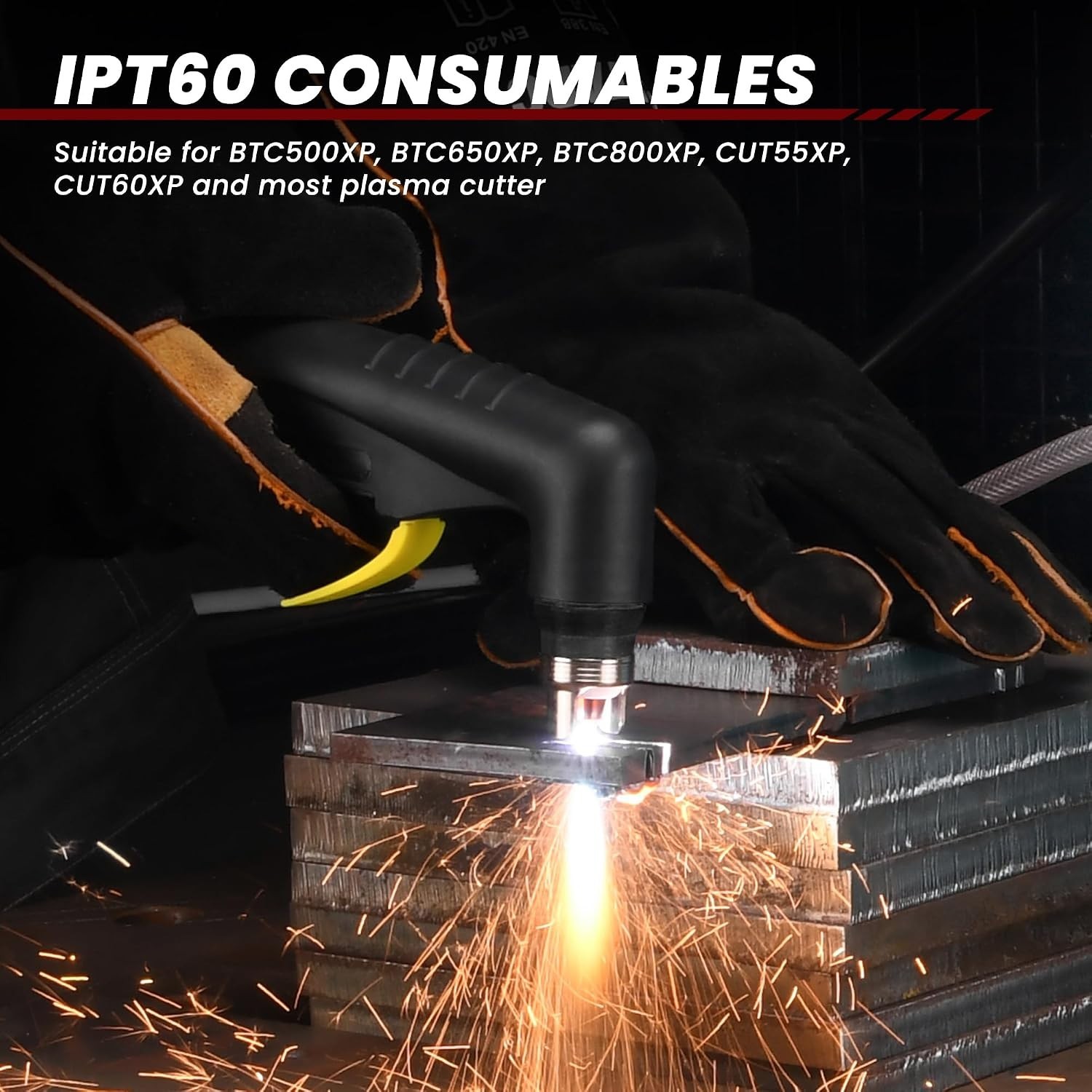 Complete Kit of 23Pcs Plasma Cutting Consumables for Efficient Torch Performance