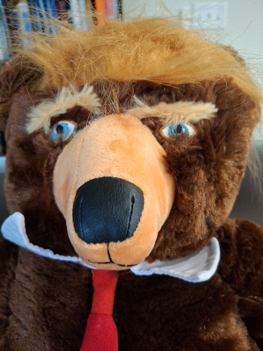 Trumpy Bear Deluxe Original 22” Plush Zipper American Flag Cape Trump Official