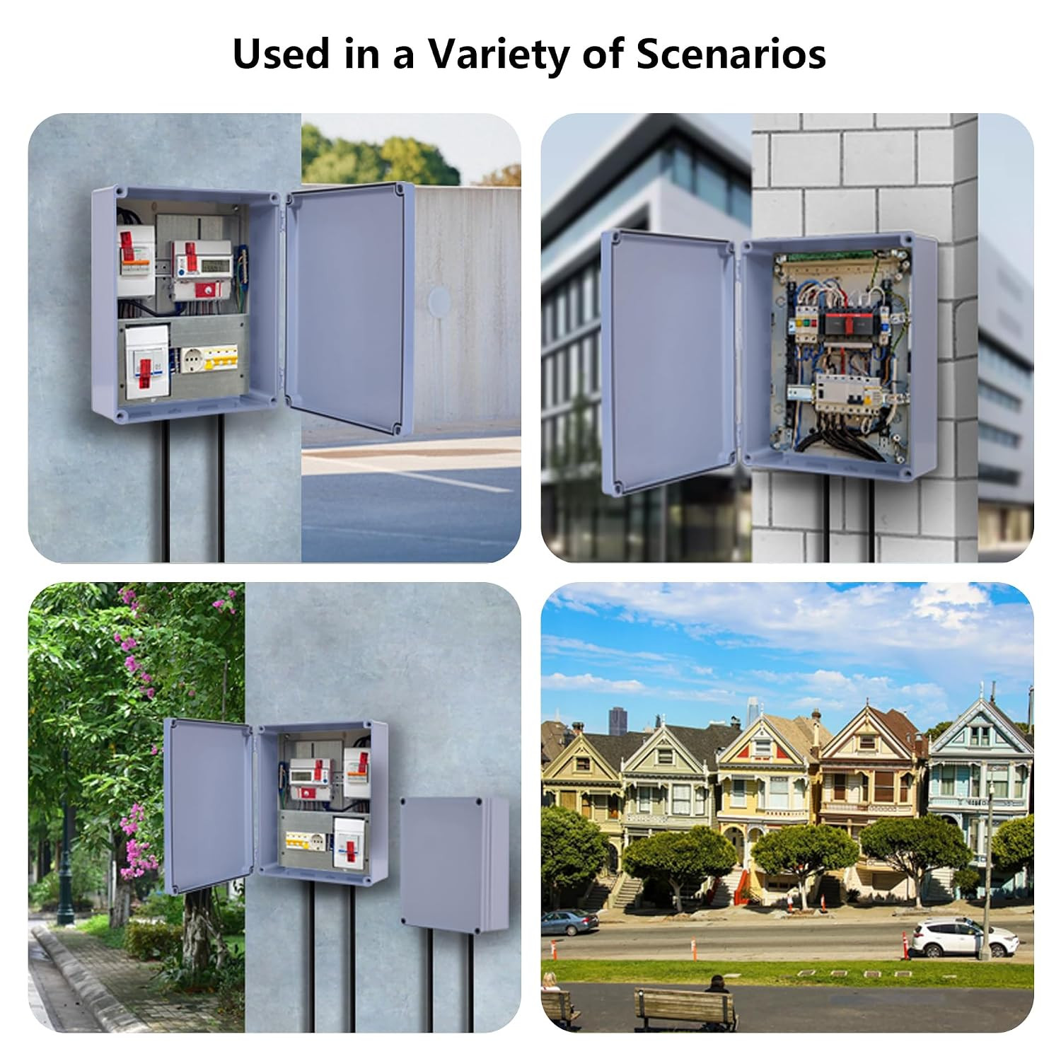 ABS Plastic Dustproof Waterproof Box IP65 Junction Boxes Project Junction Condui
