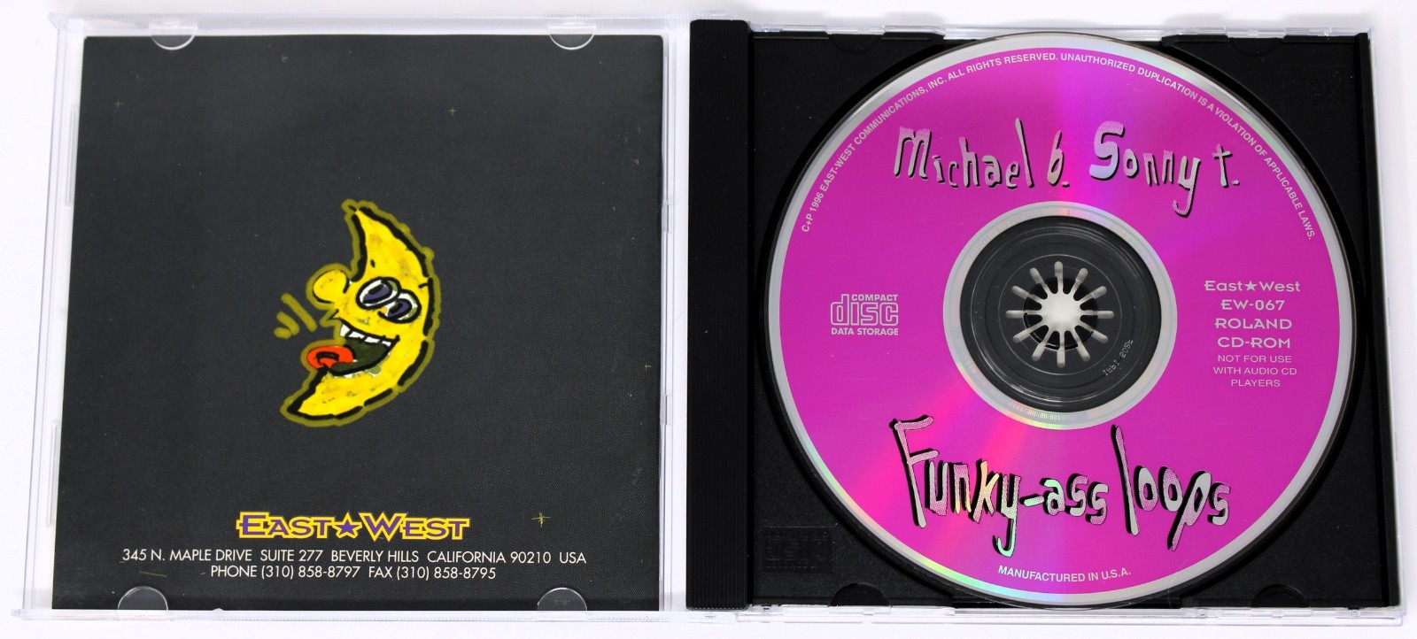 East West Funky Ass Loops Roland Format Sample/Sound Library/Sampling CD Prince