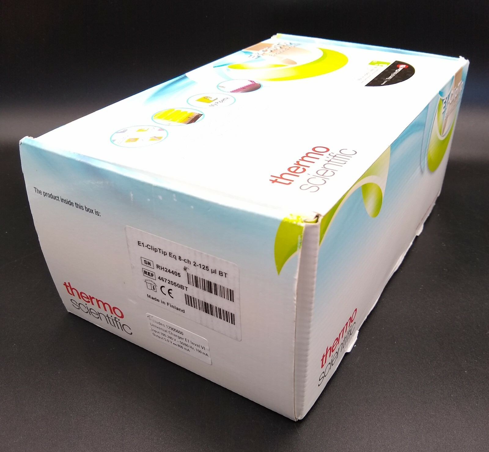 Thermo 4672050BT E1-ClipTip 2-125µL 8Ch Bluetooth Electronic Adjustable Pipette