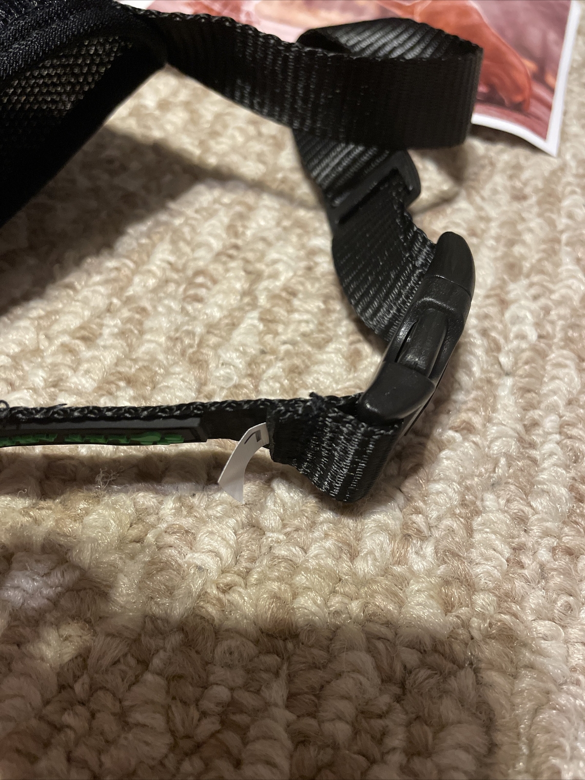 LEPARK Soft Dog Muzzle Adjustable Black L New