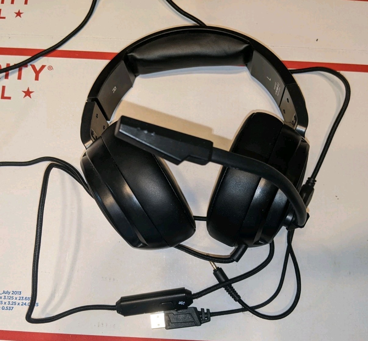 Xiberia V20 PC Gaming Headset USB 7.1 Surround Sound RGB Headphones