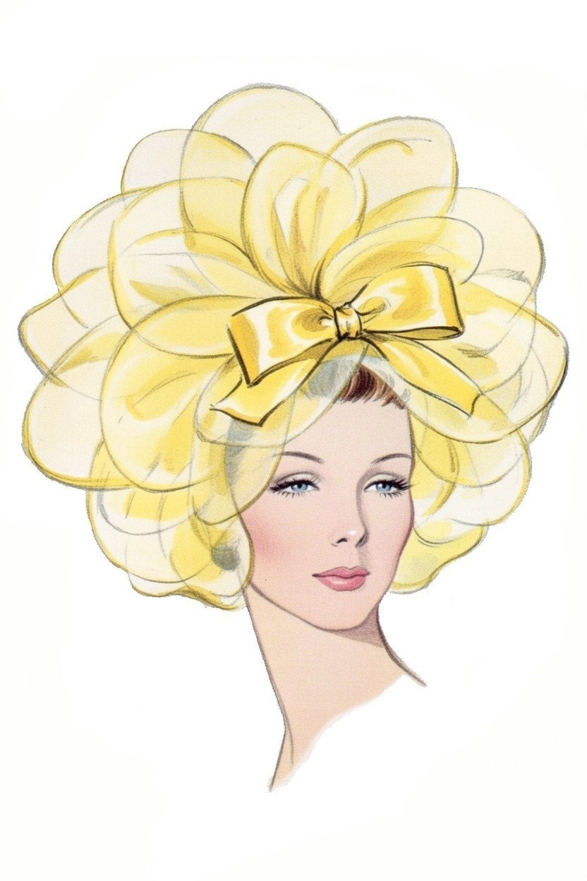 Brides Hat Sewing Pattern Vogue 7082 Designer HALSTON Wedding Bridal Veil