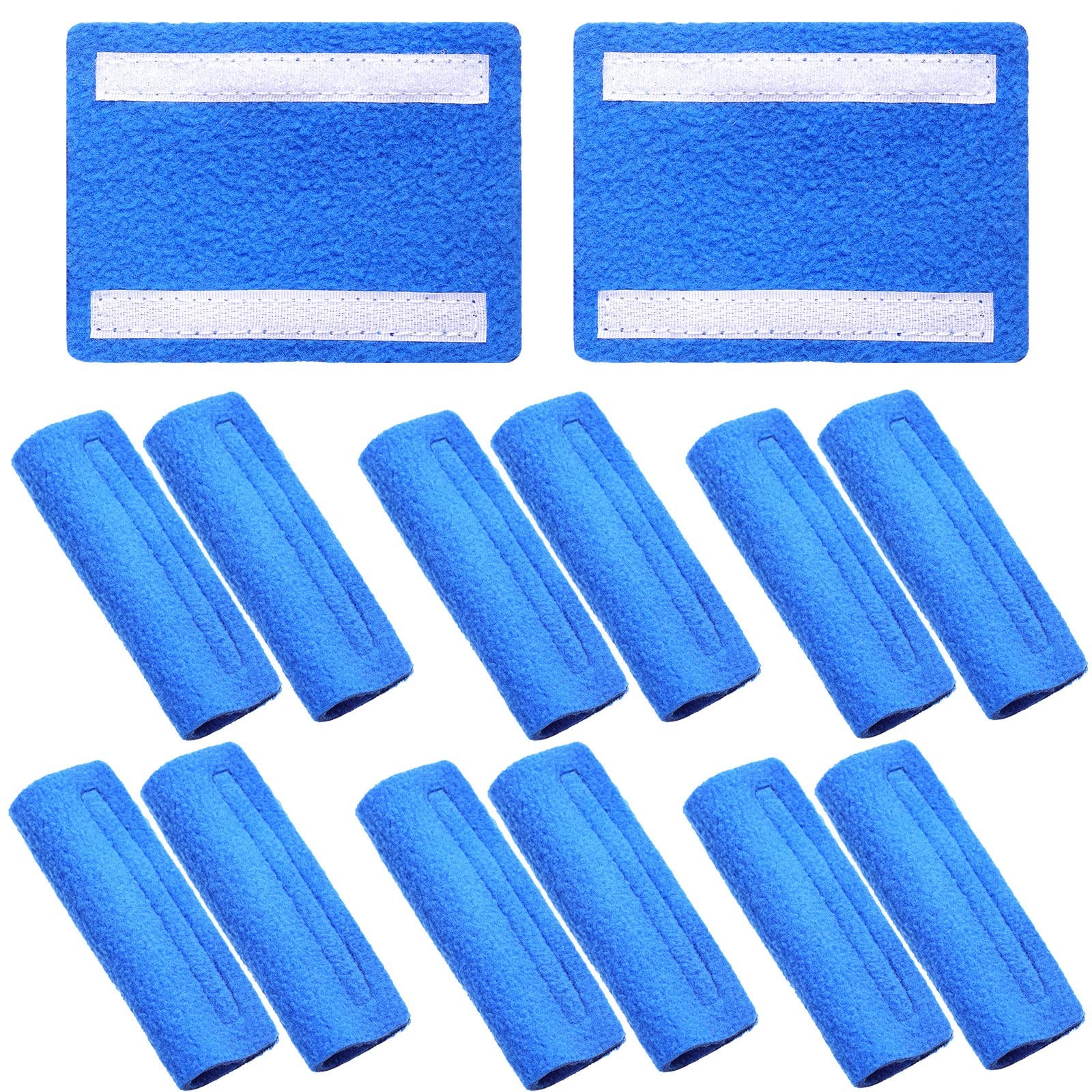 Treela 6 Pairs Soft Nasal Oxygen Covers Cannula Protective Blue