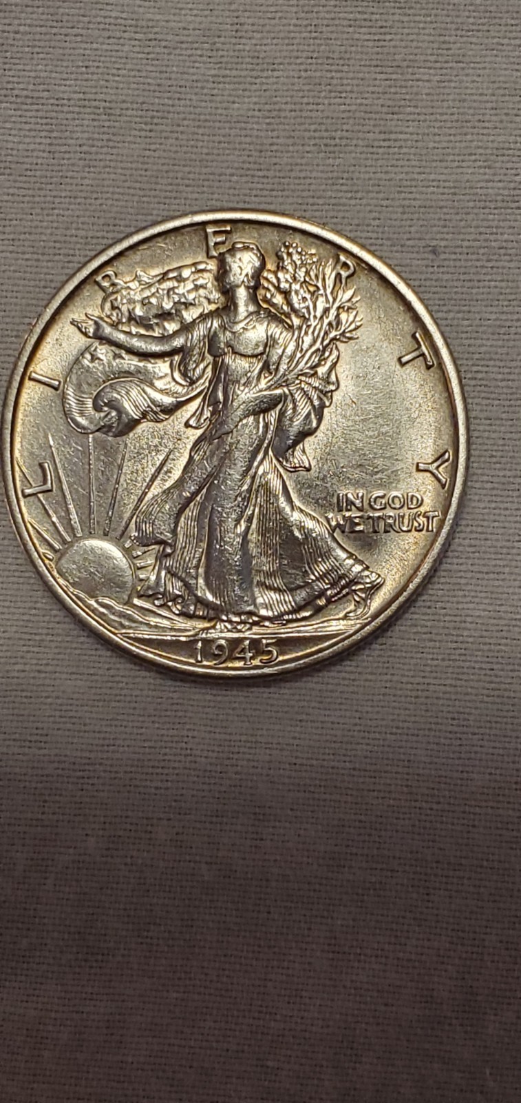 1945-S Walking Liberty Half Dollar BU Uncirculated