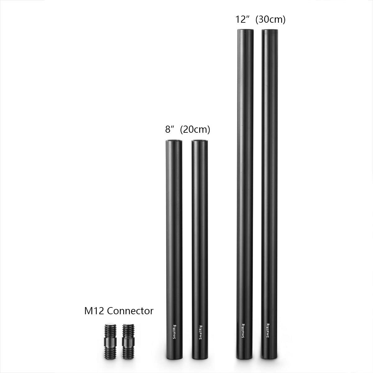 SmallRig 15mm Rods Aluminum Extendable Rail Support (6pcs ) for Camera Rig-1659