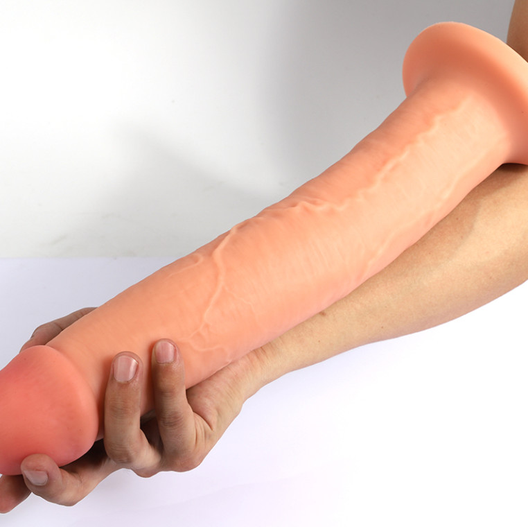 Realistic Big Soft Dildo Anal Plug Anus Vagina Masturbator Fake Penis Sex Toys
