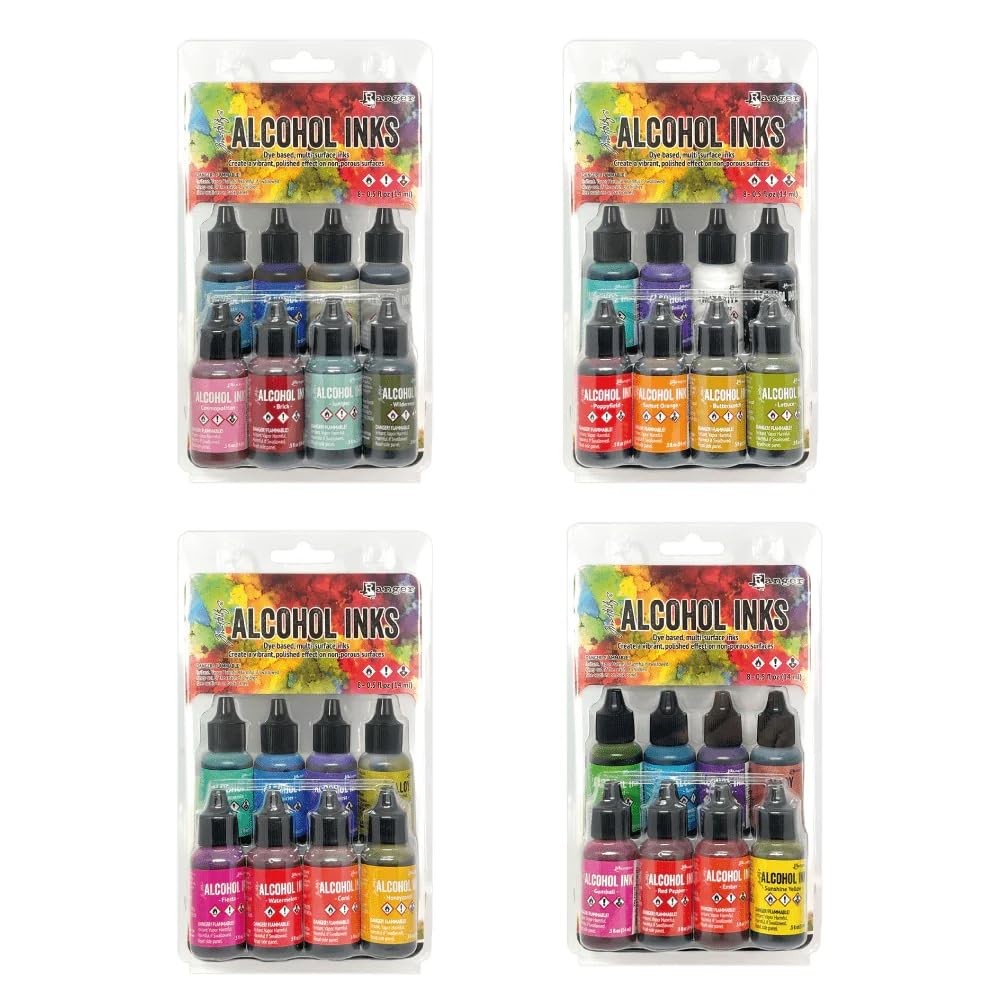 Tim Holtz Alcohol Ink Spectrum 8pk Kit Bundle - All 4 April 2025 Release - 24