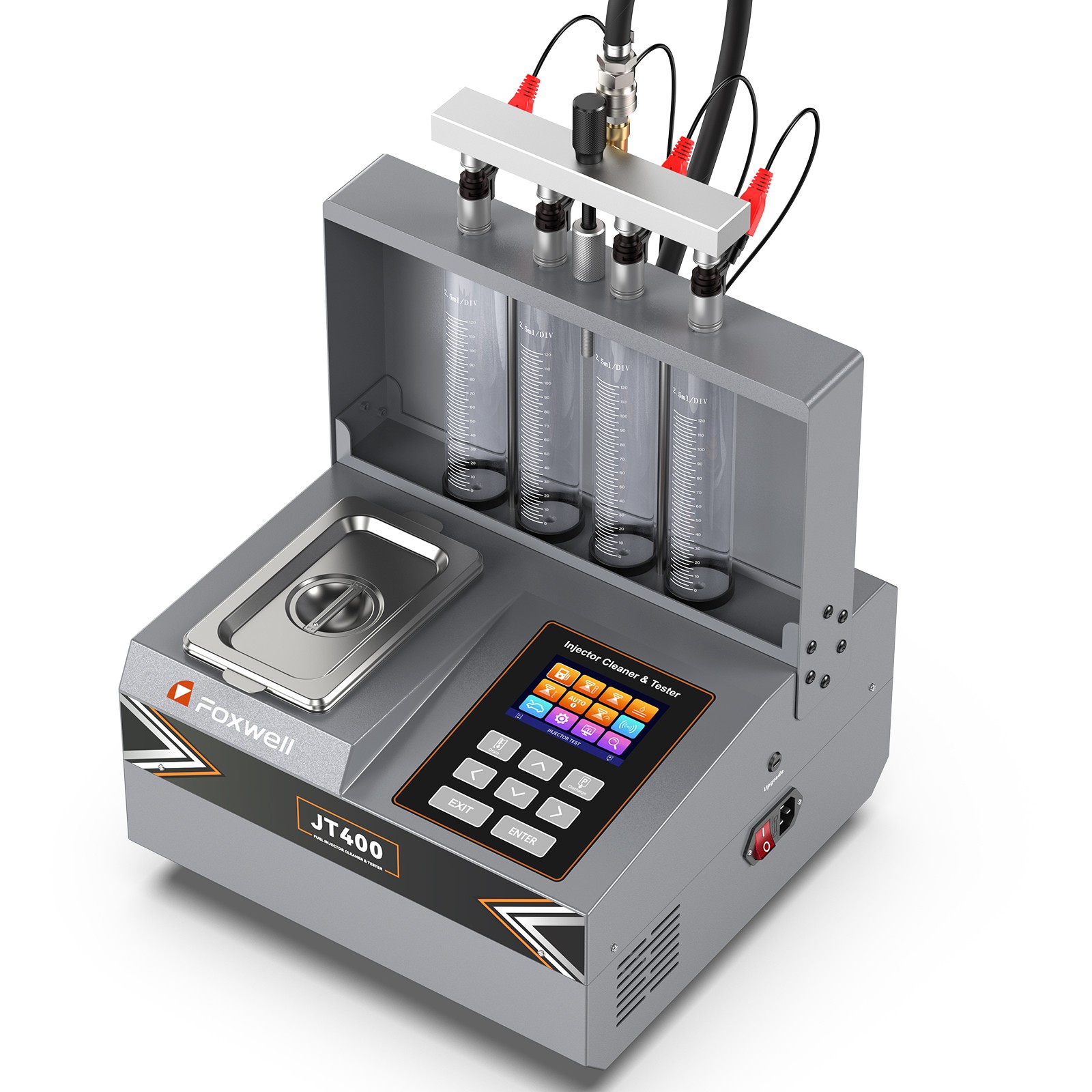 FOXWELL JT400 Universal Fuel Injector Cleaner Ultrasonic Cleaning Machine Tool