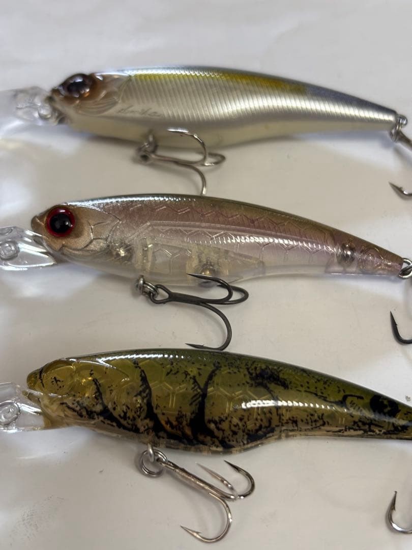 O.S.P Set High Cut SP High Cut DR F High Cut SR SF shads Scratched Fishing Lure