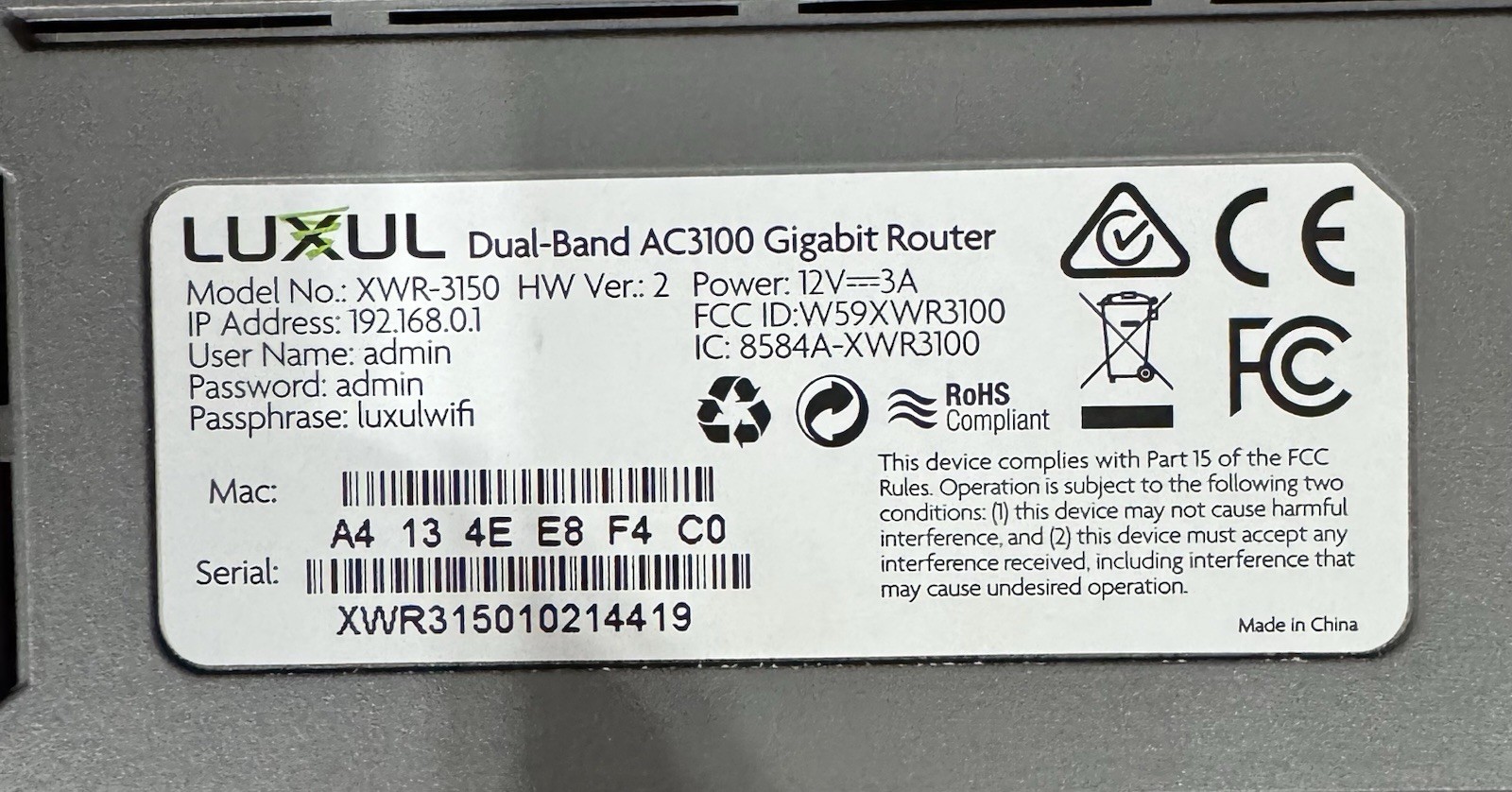 Luxul Home Networking Lot
