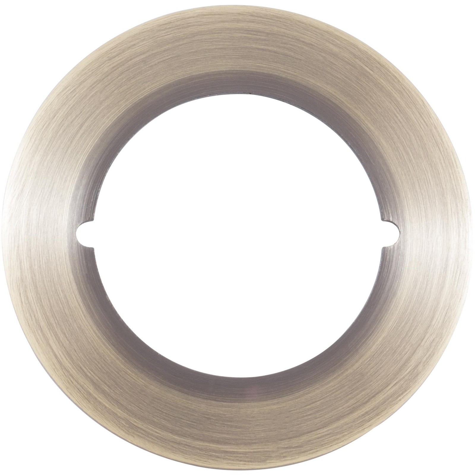 Scar Plate, 2-1/8" Inner Diameter, 3-1/2" Outer Diameter, Antique Brass by Stone