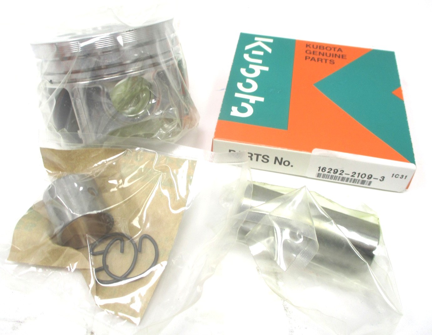 1G995-21794 GENUINE KUBOTA PISTON KIT +0.50MM D1105 V1505 16292-21915