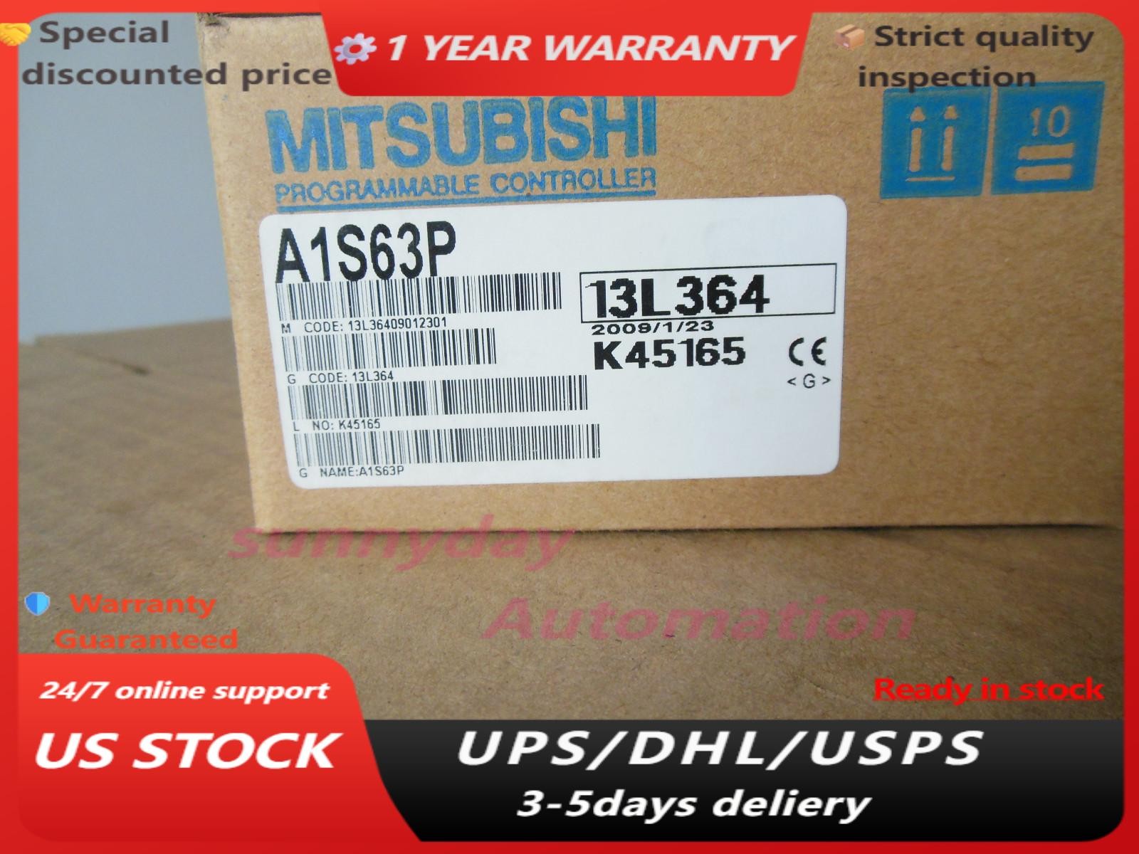 MITSUBISHI PLC A1S63P FREE EXPEDITED SHIPPING NEW