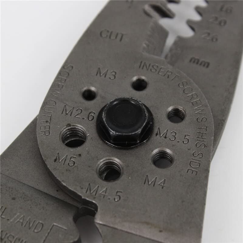 1pcs 7in1 8pkct009 Multipurpose Pliers Crimping Tool Metric Size Wire Cutter Cab
