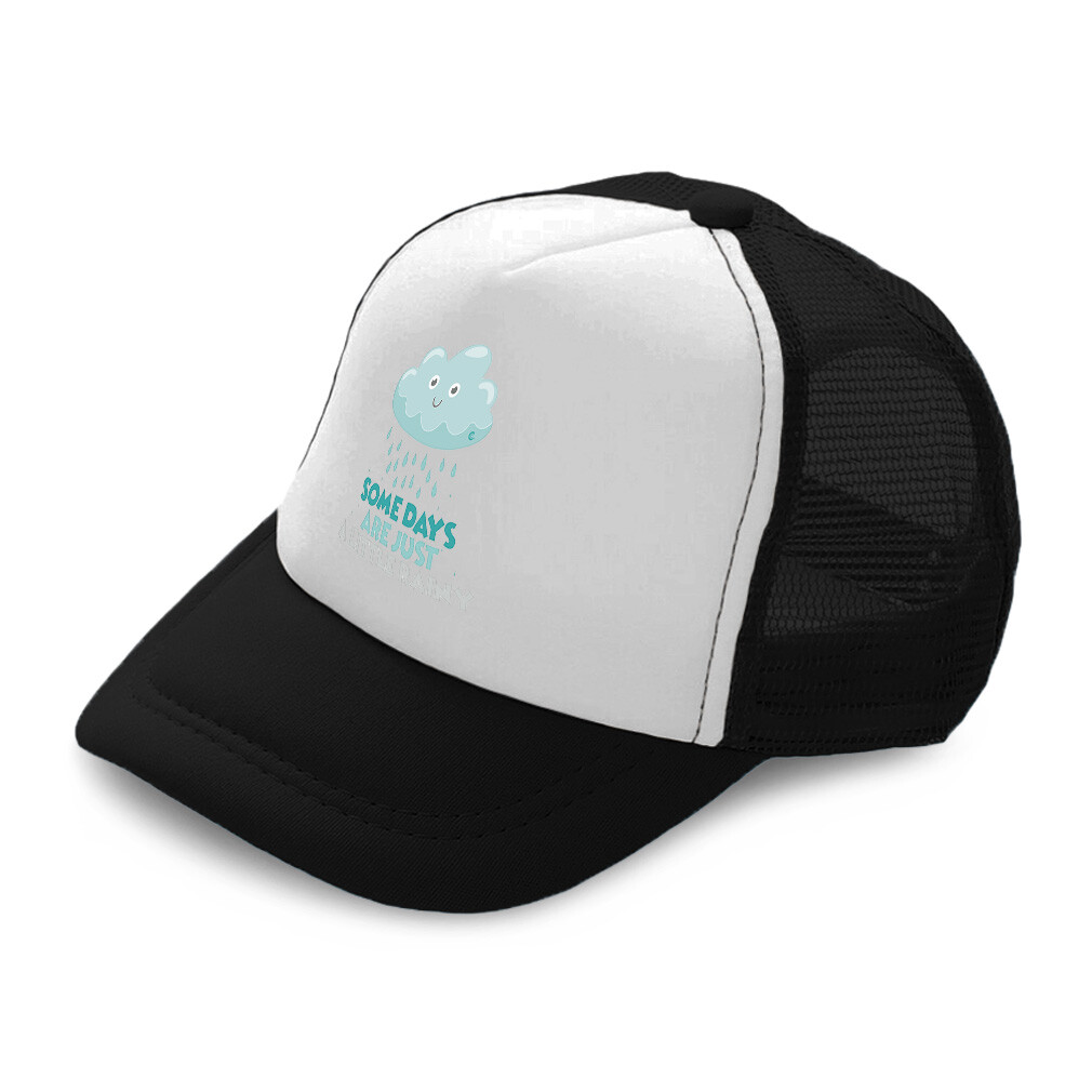 Kids Trucker Hat Some Days Are Just A Little Rainy Boys Caps & Girls Caps