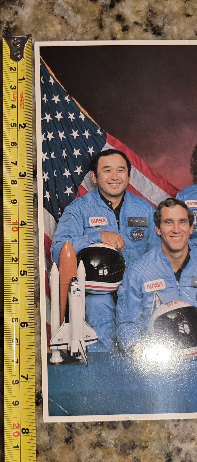 3 - NASA Crew Of Space, Shuttle Launch Challenger Photo 8x10 Mission 51-L USAFA