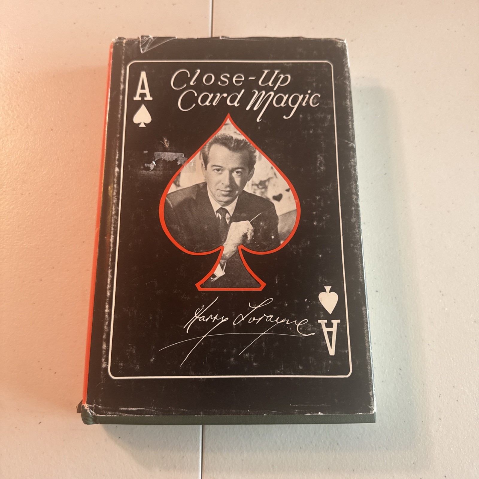 Close-Up Card Magic by Harry Lorayne - Hardcover 1st Edition 4th Printing 1997