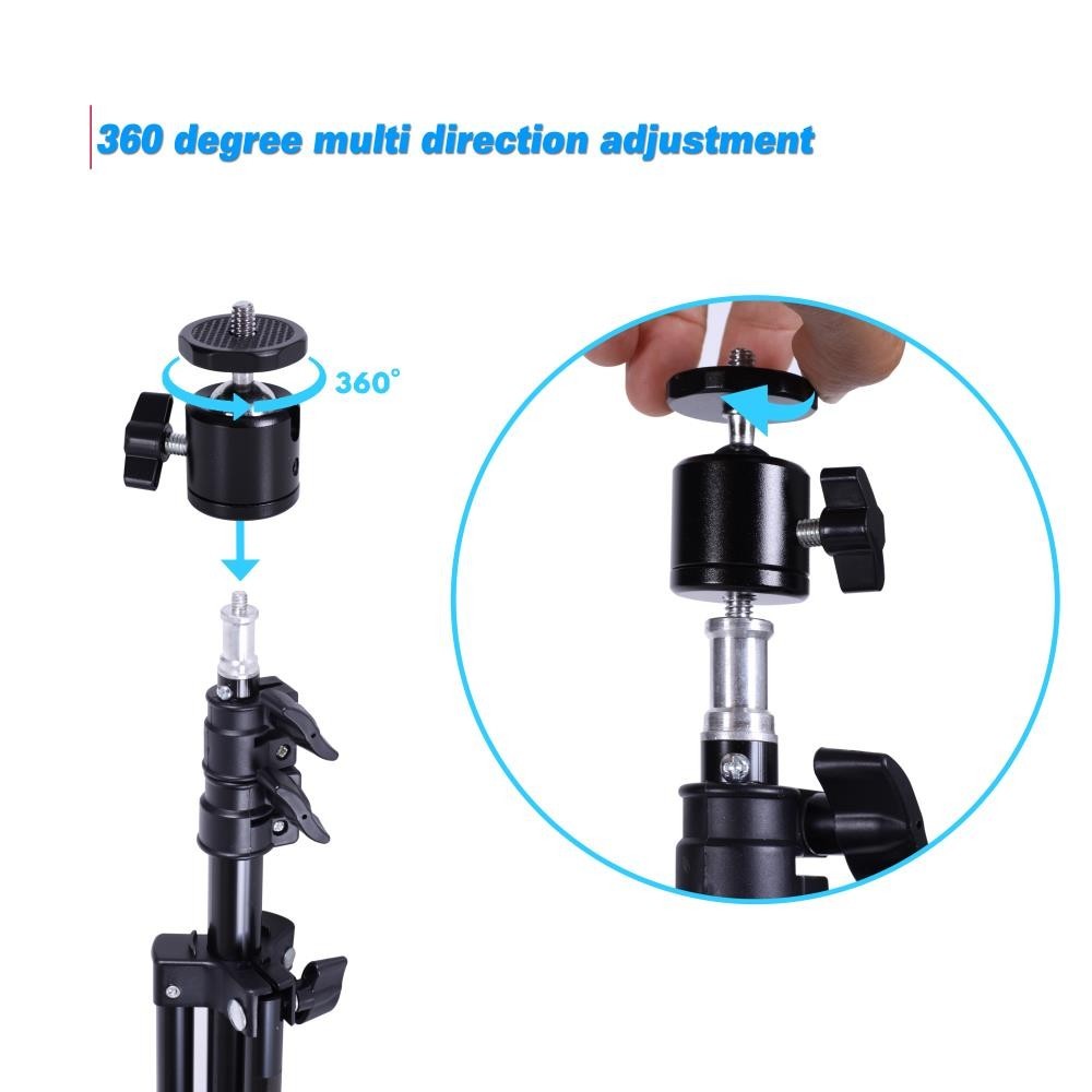 Pyle Pocket Projector Stand - Universal Device Camera / Camcorder Tripod Mount
