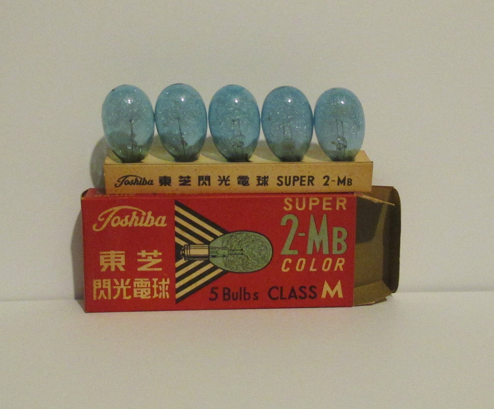 Vintage Toshiba Super 2-Mb Class M Flash Bulbs  Two Packages Ten Bulbs Total
