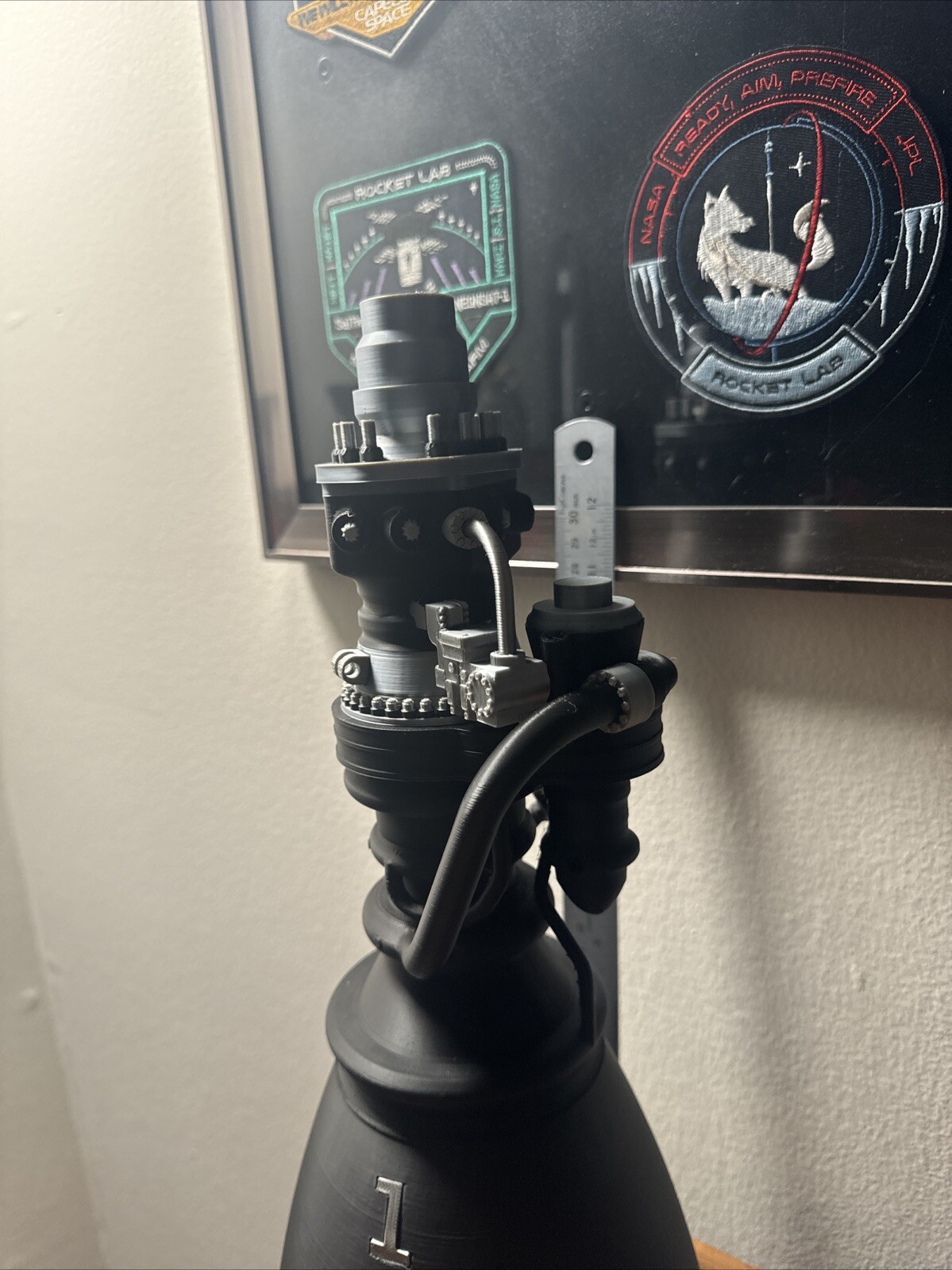 LARGE 3D Printed SpaceX Raptor 3 Engine Model
