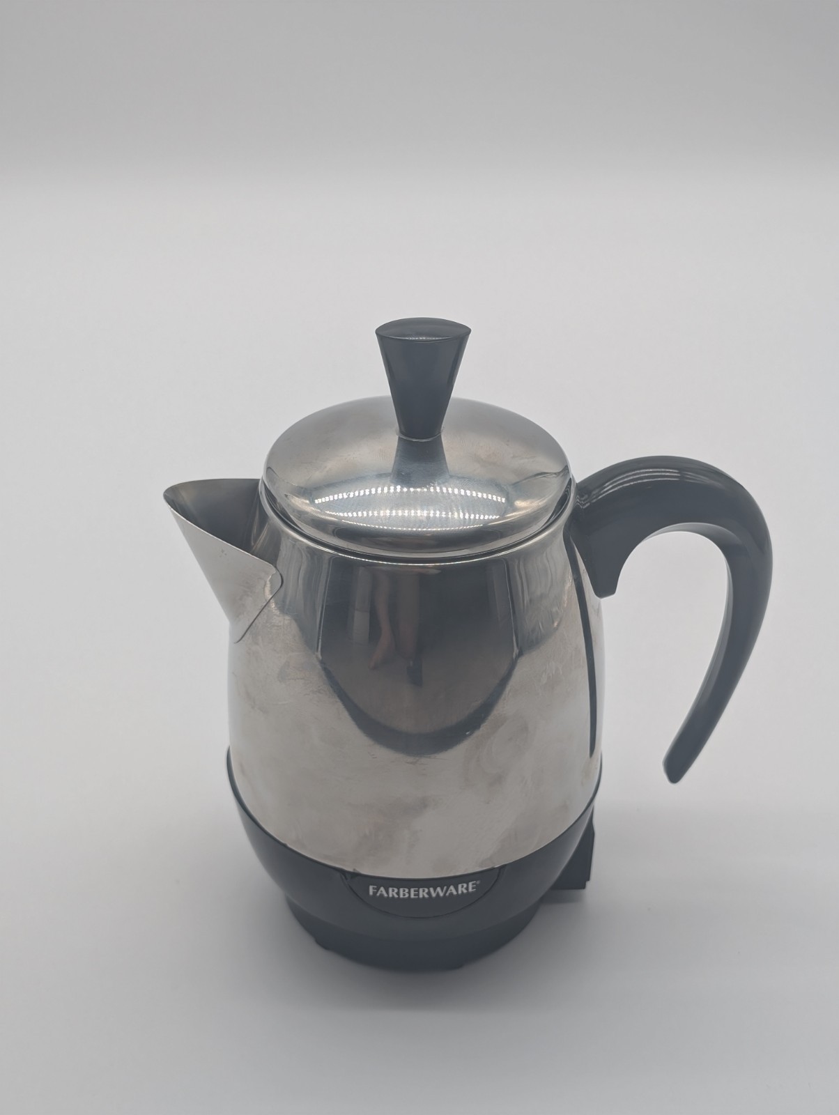 Farberware 4 Cup Coffee Percolator Pot Super Fast  Stainless Steel USA