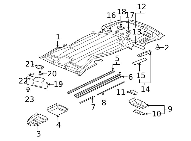 Genuine GM Display Unit 25868417
