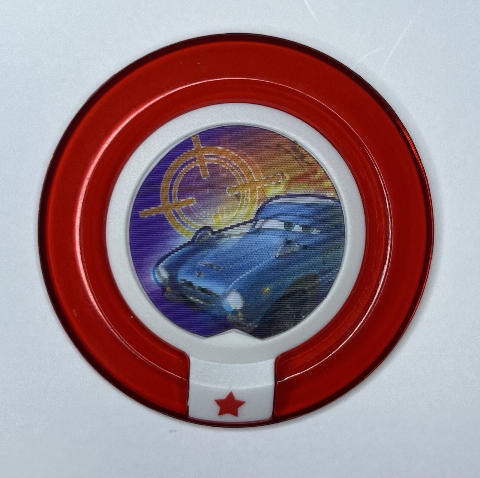 Disney Infinity Power Disc C.H.R.O.M.E. Damage Increaser - Super RARE - Cars 2