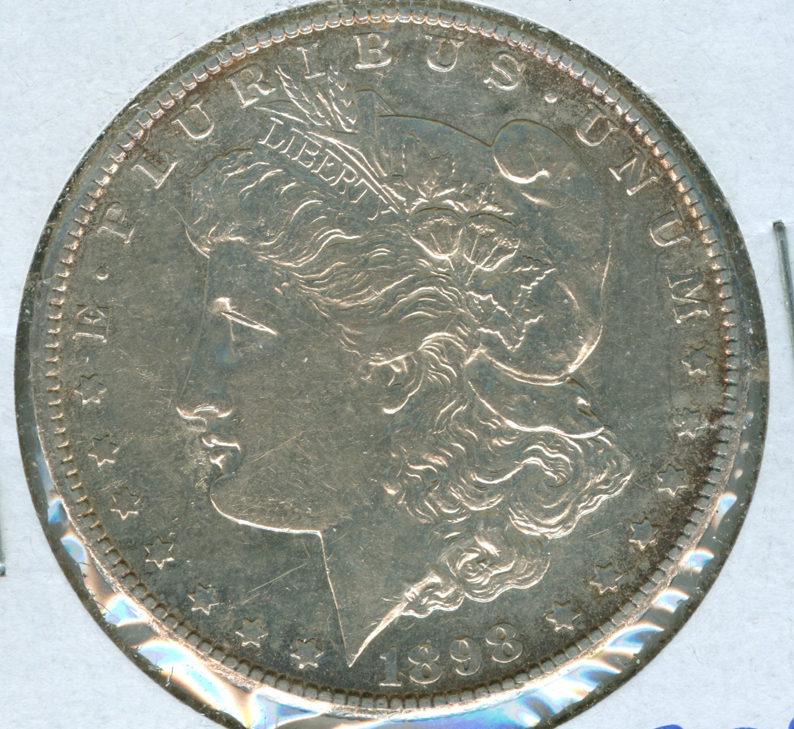 1898-S MORGAN SILVER DOLLAR--CIRCULATED