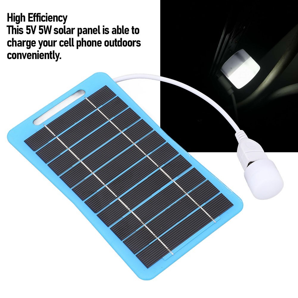 Compact 5W Solar Panel with USB Compatibility Essential Gear for Travelers