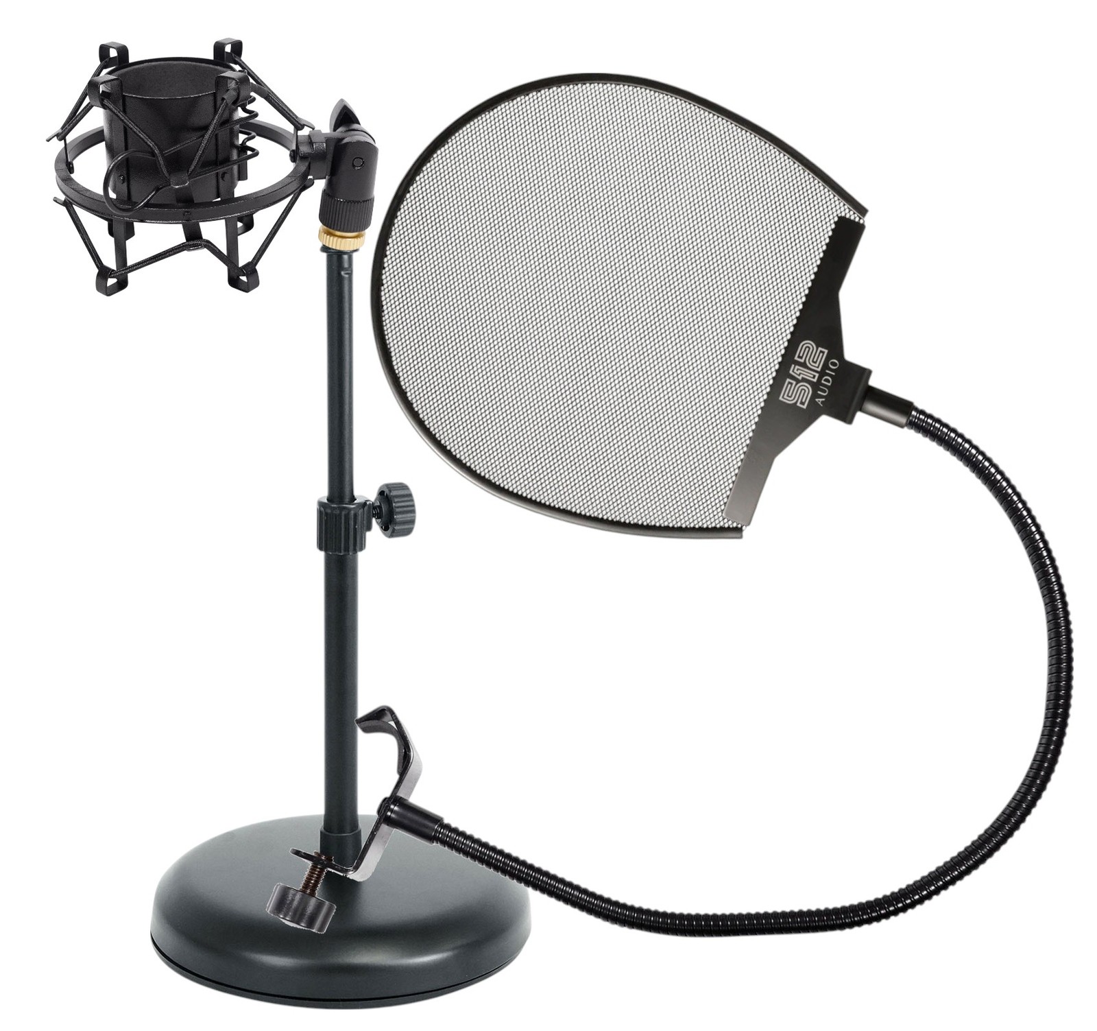Rockville iStand 7 Interchangeable Studio Mic Stand w/iPad/iPhone/Tablet Mount