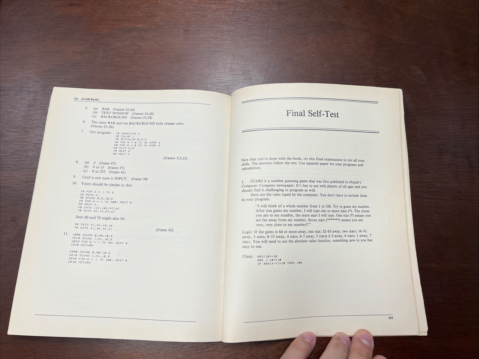 Atari BASIC 1979 Paperback Albrecht Finkel Brown Atari 400 800 Vintage